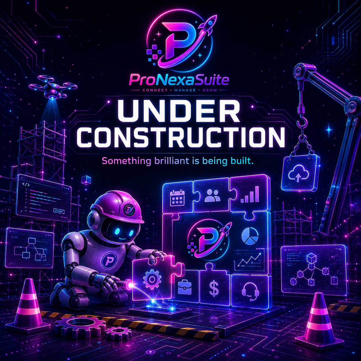 ProNexaSuite Under Construction — Something brilliant is being built